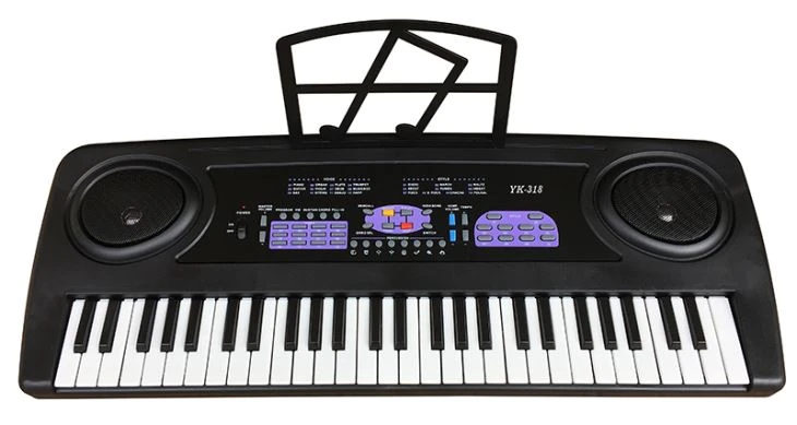 Teclado electrónico portátil de 54 teclas