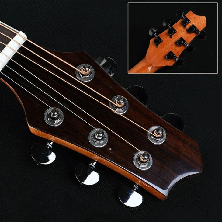 Mahogany Folk Steel String Travel Acoustic Guitar