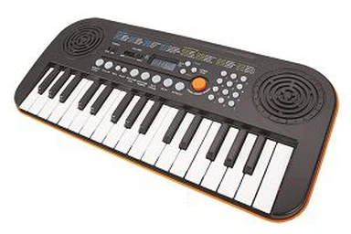 Teclado electrónico con llave de acordeón