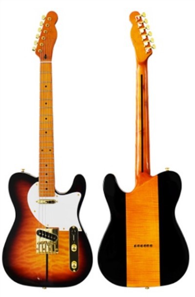 Una guitarra eléctrica de nivel de entrada rentable