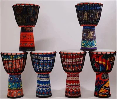 Modelos portátiles Tambores africanos de nivel de entrada pintados